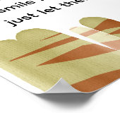 アバストラクト赤ちゃんシャワー'レイトナイトおむつ' ポスター (角)