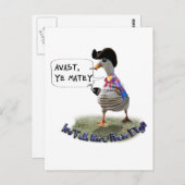 アバスト、マテイ！海賊の日話だ ポストカード (正面/裏面)