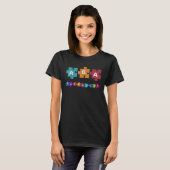 アバセラピスト教育行動アナリスト自閉症 Tシャツ (正面フル)