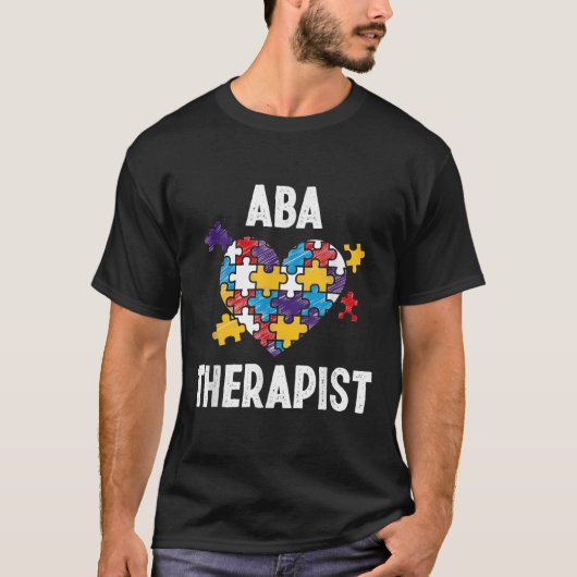 アバセラピスト訓練行動アナリスト自閉症 Tシャツ (正面)