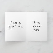 アバターパーソナライズされたカード カード (内部)