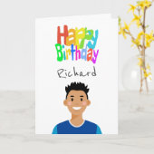 アバターパーソナライズされたカード カード (黄色い花)