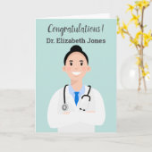 アバターパーソナライズされたドクターカード カード (黄色い花)