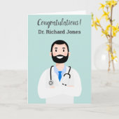 アバターパーソナライズされたドクター カード (黄色い花)