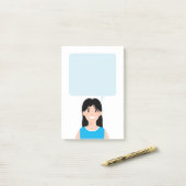 アバターパーソナライズされたノート ポストイット (デスク上)