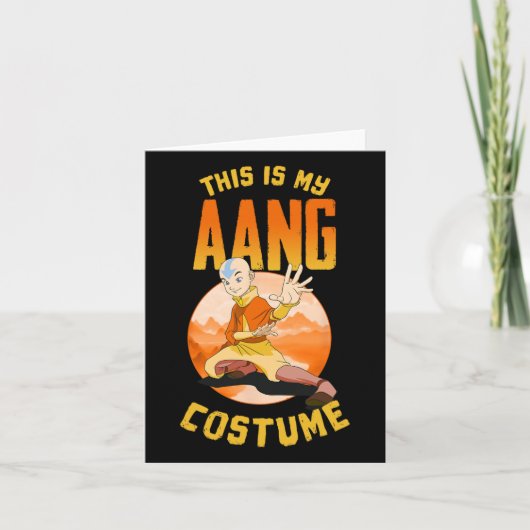 アバター最後のAirbenderハロウィーンこれは私のAan カード (正面)