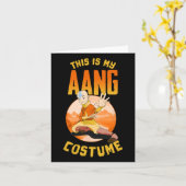 アバター最後のAirbenderハロウィーンこれは私のAan カード (黄色い花)