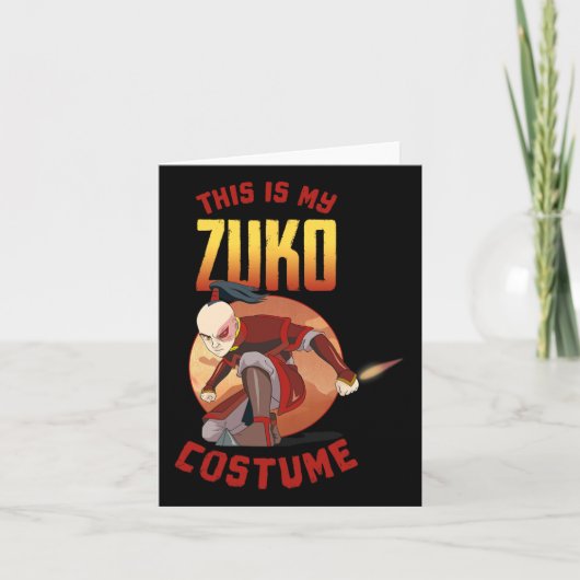 アバター最後のAirbenderハロウィーンこれは私のZukである カード (正面)