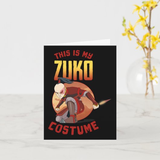 アバター最後のAirbenderハロウィーンこれは私のZukである カード (黄色い花)