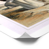 アバダ砂漠、テバイド東部の遊牧民たち。 ポスター (角)