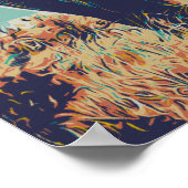 アバディア国立公園ケニアから象 ポスター (角)