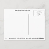 アバディーンスコットランドライトハウス ポストカード (裏面)