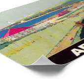 アバディーンスコットランドヴィンテージ旅行ポスター ポスター (角)