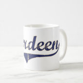 アバディーンワシントン州のクラシックなデザイン コーヒーマグカップ (正面右)