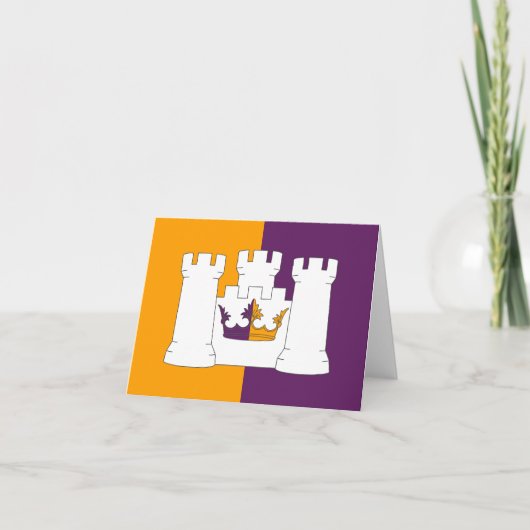 アバディーン州旗 カード (正面)