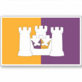 アバディーン州旗 シール (正面)