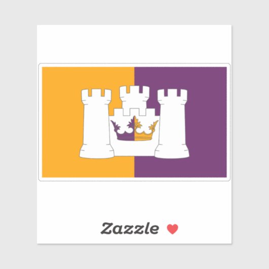 アバディーン州旗 シール (シート)