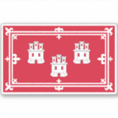 アバディーン市旗 シール (正面)