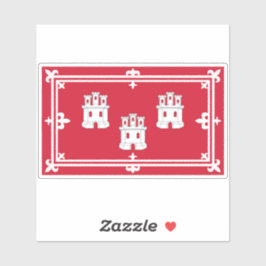 アバディーン市旗 シール