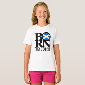 アバディーン生まれスコットランド Tシャツ (正面フル)