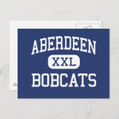 アバディーン – ボバキャッツ – ハイ – アバディーンワシントン ポストカード (正面/裏面)