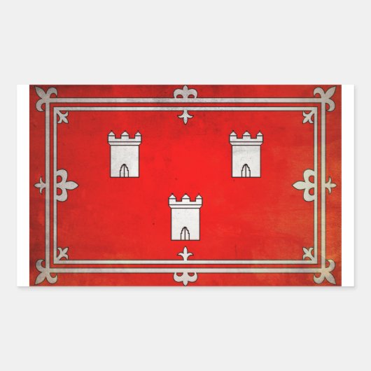 アバディーン 長方形シール (正面)