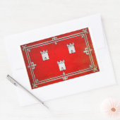 アバディーン 長方形シール (封筒)