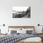 アバディーン、WAタウンビューミルアンドハーバーフォトグラップ キャンバスプリント (インサイチュ (寝室))