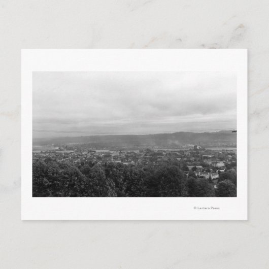 アバディーンWAタウンビューベルネールヒル ポストカード (正面)