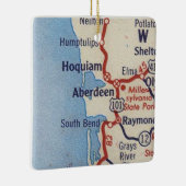アバディーンWAヴィンテージマップ セラミックオーナメント (右)