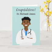 アバパーソナライズされたター医師 カード (黄色い花)