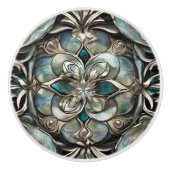 アバフェイクロンとシルバー セラミックノブ (正面)