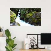 アバランシェ渓谷Iアットグレイシャーナショナルパーク ポスター (ホームオフィス)