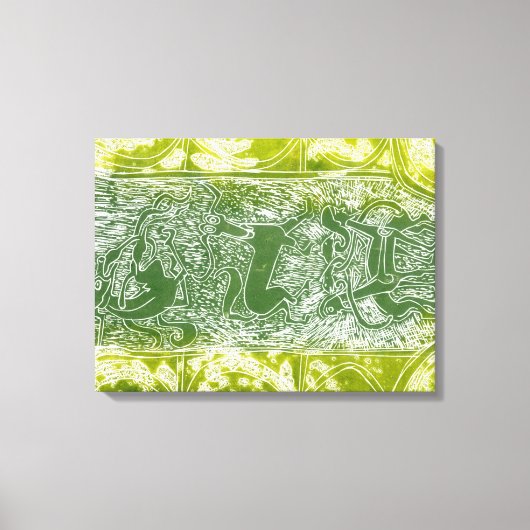 アバランノの怪物 キャンバスプリント (正面)