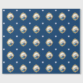 アバリーナイス子猫カップル猫好きラッピング紙 ラッピングペーパー (フラット)