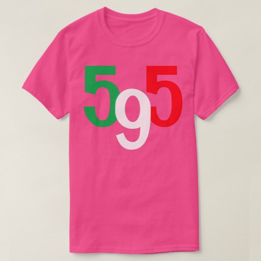 アバルト595 イタリアン Tシャツ (デザイン正面)