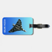 アバロバルカンデルタウィングボマーとモノグラム ラゲッジタグ (裏面横)