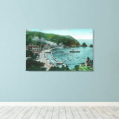 アバロンとベイの空中表示 キャンバスプリント (インサイチュ (ウッドフロア))