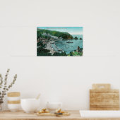 アバロンとベイの空中表示 ポスター (キッチン)