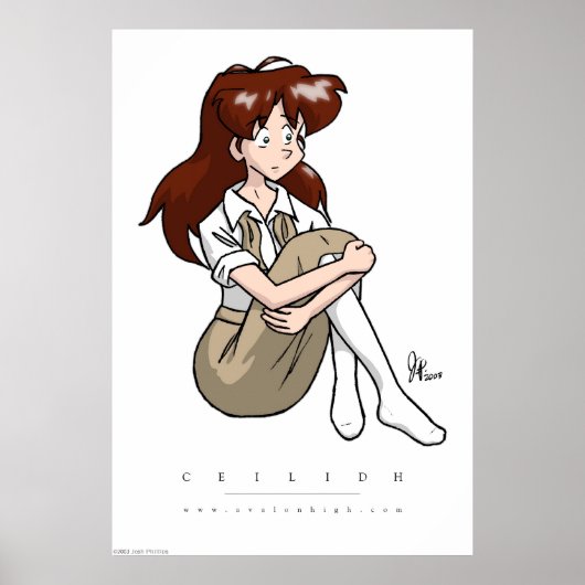 アバロンシーリーキャラクターポートレート ポスター (正面)