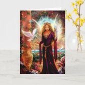 アバロンバイリサアイリス カード (黄色い花)