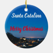 アバロンパノラミックスクリスマスオーナメント セラミックオーナメント (裏面)