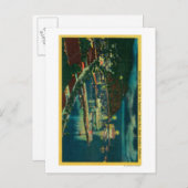 アバロンベイのサンタカタリナで夜の時間 ポストカード (正面/裏面)