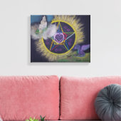 アバロンライジングパステルスケッチ キャンバスプリント (インサイチュ (リビング))