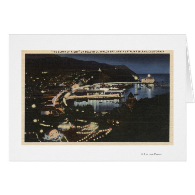 アバロン湾の夜景 (正面横)