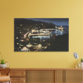 アバロン湾の夜景 キャンバスプリント (インサイチュ (リビング))
