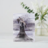 アバロン葉書の女性 ポストカード (スタンド正面)