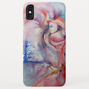アバロン魔法アンドミステリープンクブルーファンタジー iPhone XS MAXケース