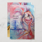 アバロン１、真紅のパルチメント 招待状 (正面/裏面)