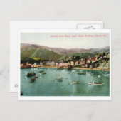 アバロン、サンタカタリーナ島、カリフォルニア州 ヴィンテージ ポストカード (正面/裏面)